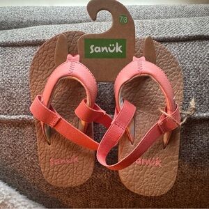 Sanuk Kids Coral Sandals girls 7/8